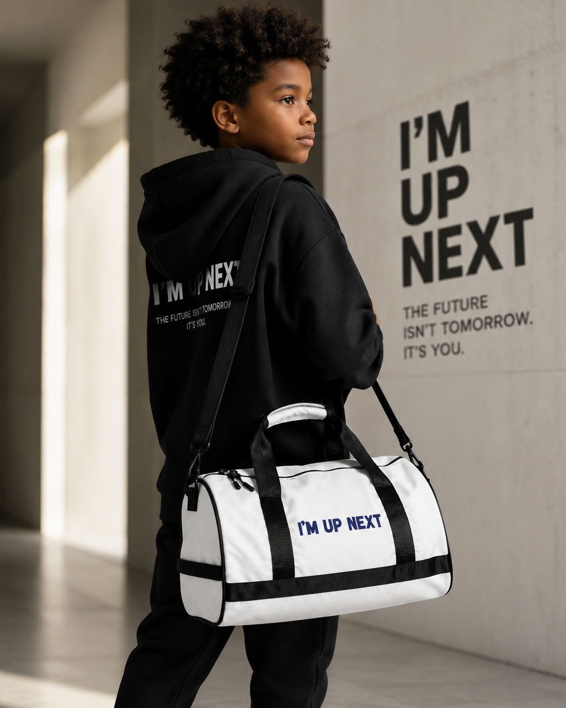 I'm Up Next Gym Bag | Water-Resistant Sports, Travel & Duffle Bag