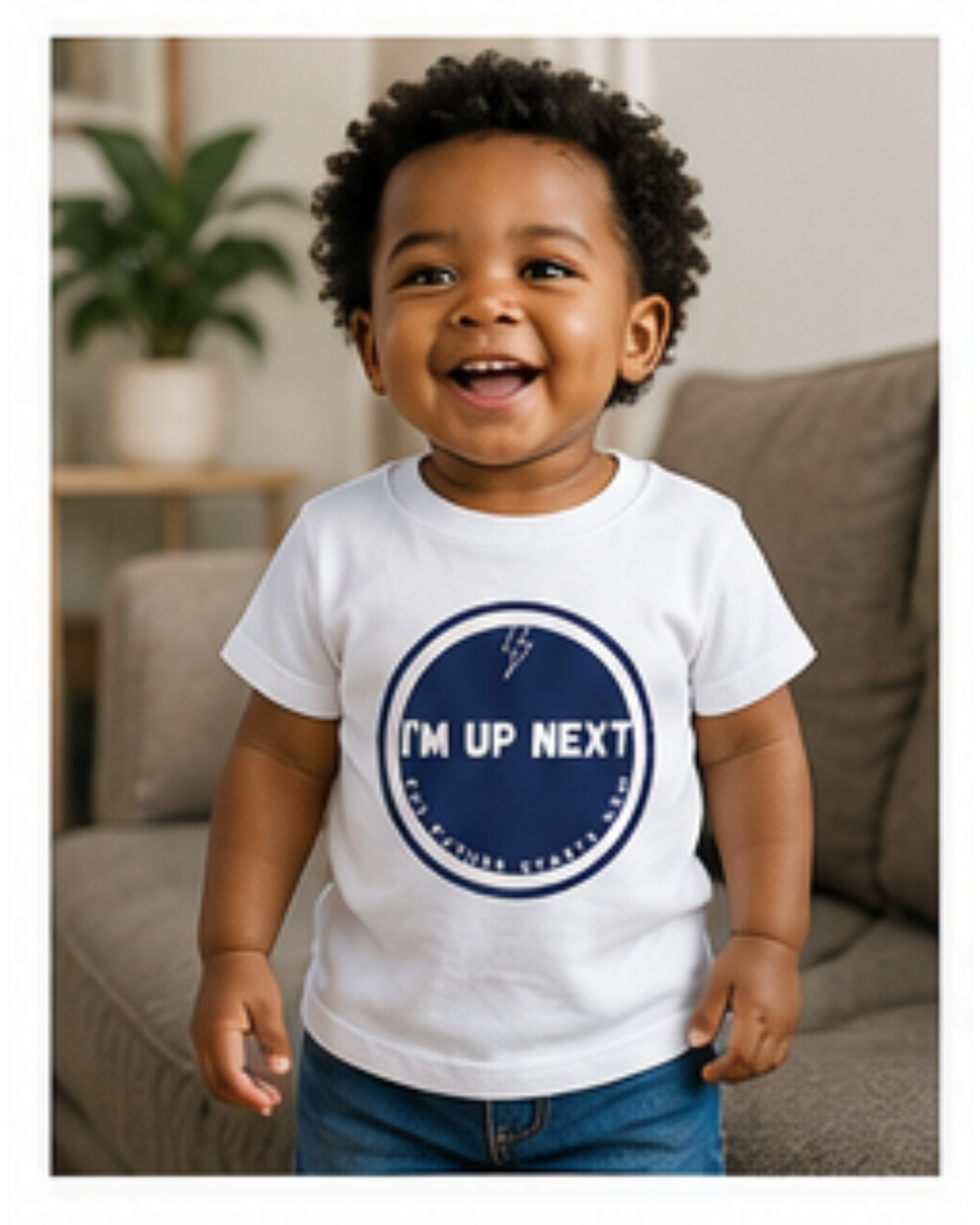 I'm Up Next Toddler Tee | Circle