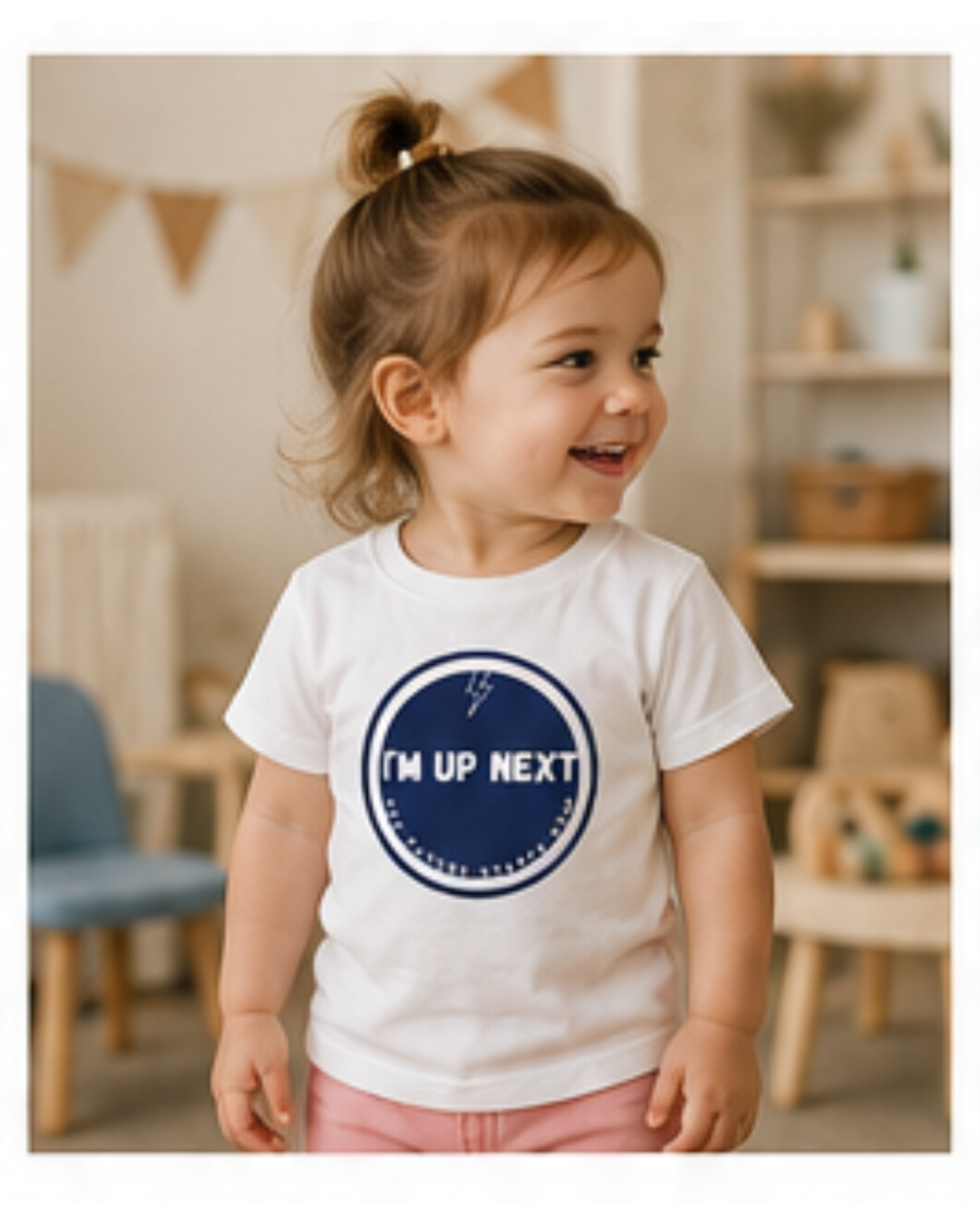 I'm Up Next Toddler Tee | Circle