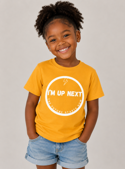 I'm Up Next™ Youth Classic T-Shirt | Motivational Kids Graphic Tee