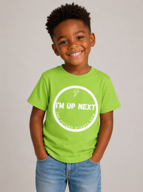 I'm Up Next™ Youth Classic T-Shirt | Motivational Kids Graphic Tee